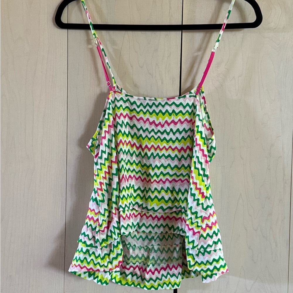 Sanctuary Multicolor Zigzag Strapless Jumpsuit NWT - image 8